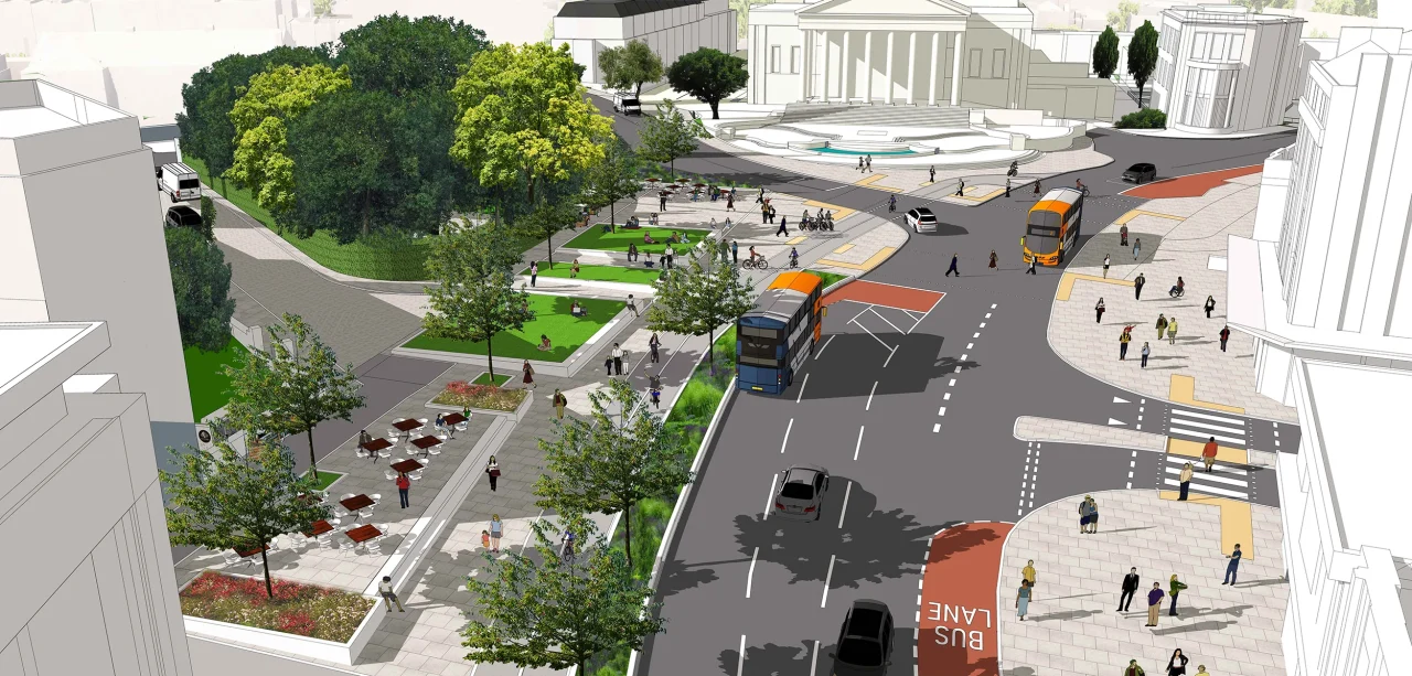 Visualisation - Queens Road layout
