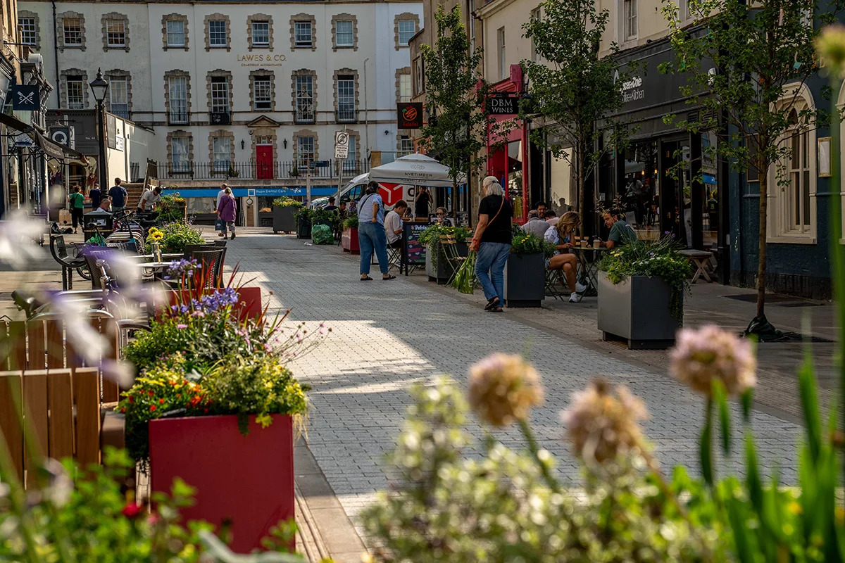 Improving public spaces View of Princess Victory Street