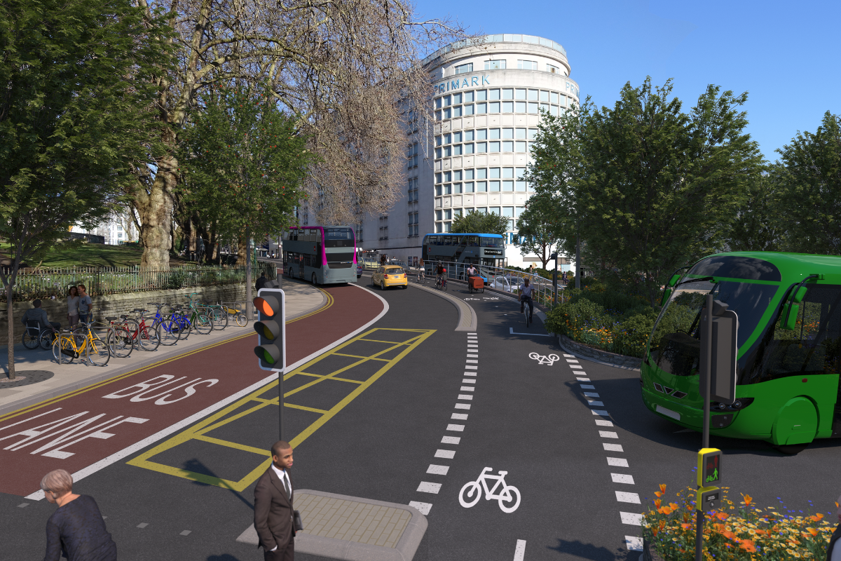 Bristol on the move - City Centre holding image logo